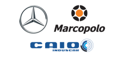 Mercedes-Benz, Marcopolo e Caio